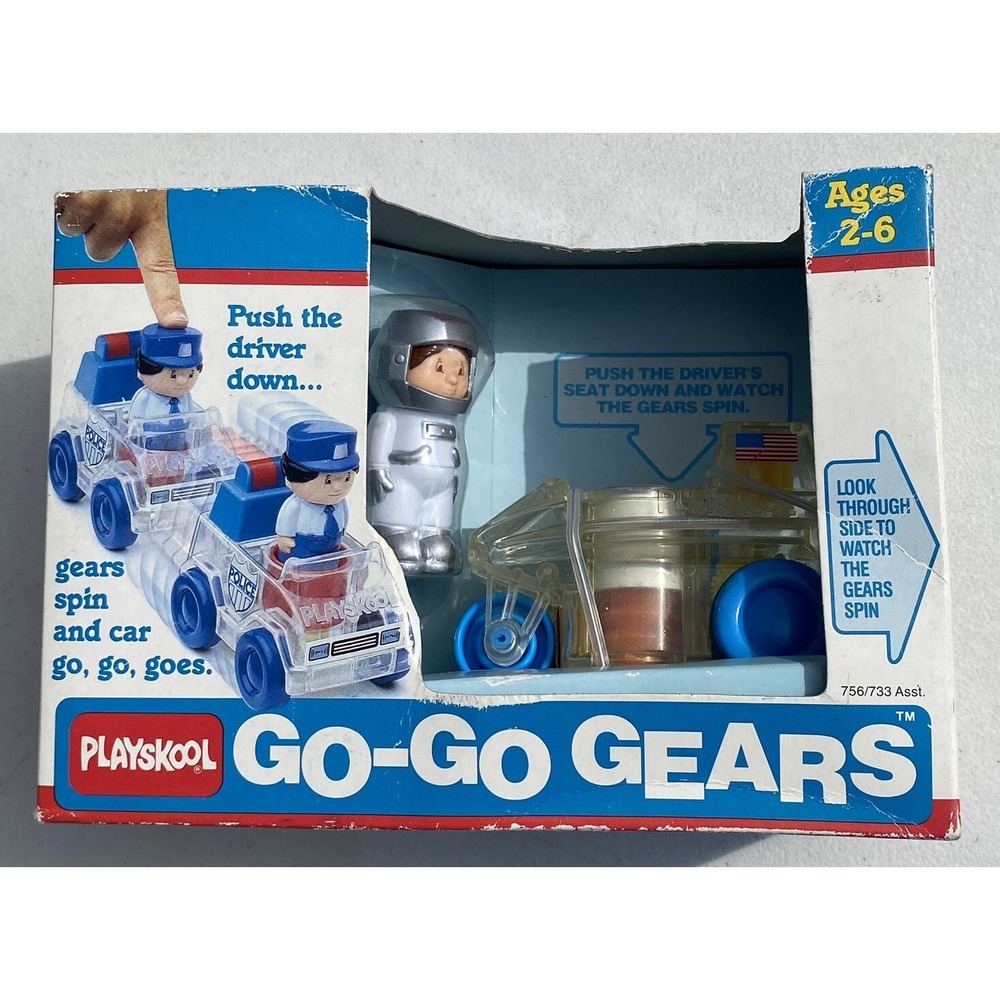 Playskool Go-Go Gears Moon Vehicle Race Car NEW 90s Vintage